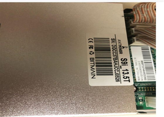 Mineur utilisé 1405W de Bitmain Antmineur S9i 13,5 TH/S Asic Bitcoin