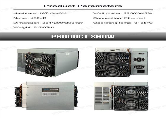 Nouveau KDA mineur 18T 2250W de Goldshell KD5 de mineur en métal