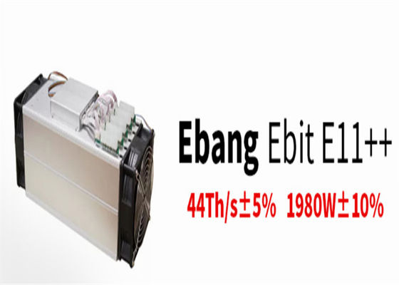 De 44TH/S 1980W cryptographie BTC machine d'abattage d'occasion Ebit E11++ SHA256d