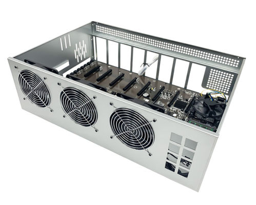 Carte graphique de Rack Eth For Atx Gtx de mineur de plate-forme Cadre Case Nouveau Asic d'exploitation de 12 Gpu