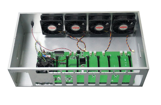 Carte graphique de Rack Eth For Atx Gtx de mineur de plate-forme Cadre Case Nouveau Asic d'exploitation de 12 Gpu